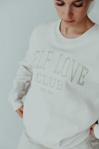 Sweater Self Love Sage | Biobaumwolle | Fair Fashion
