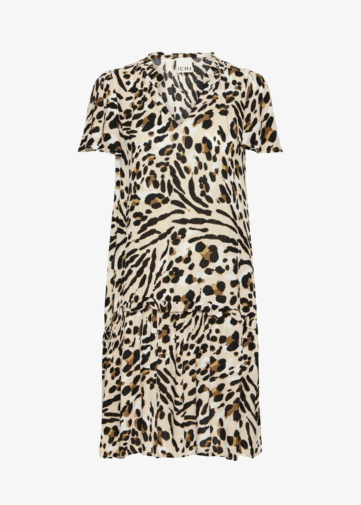 ICHI IHMARRAKECH Kleid Leo AOP DR18
