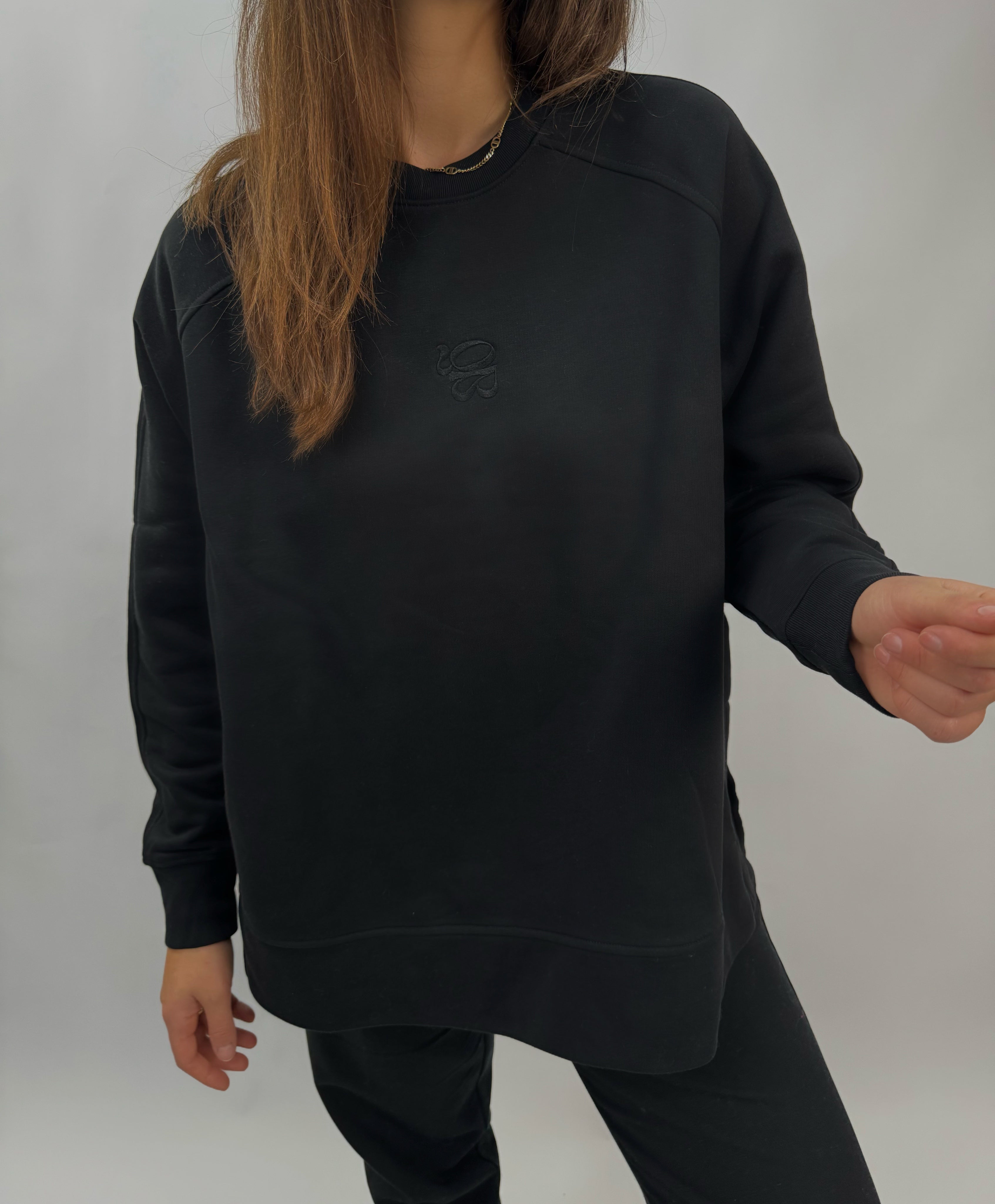 BQ Sweater All Black | Fair Fashion