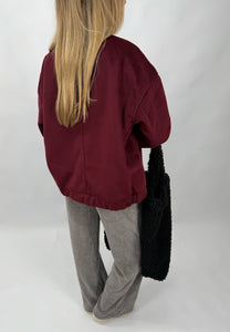 Bordeaux Bomber Jacke Val