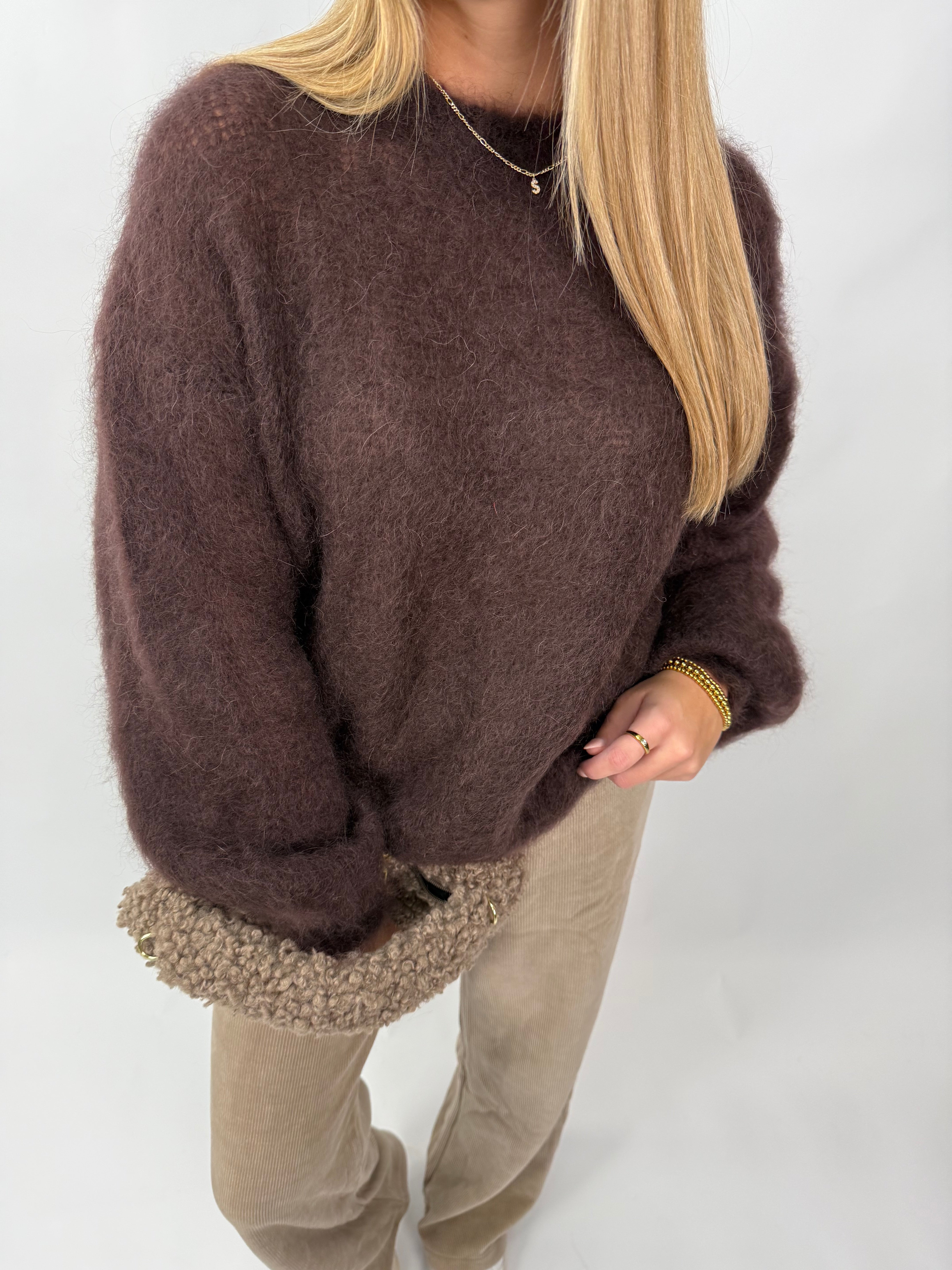 Mohair Pullover Val Chocolate