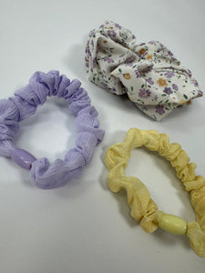 Scrunchie Set Exklusiv Flieder