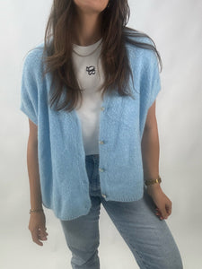 Cardigan Weste Malu Hellblau