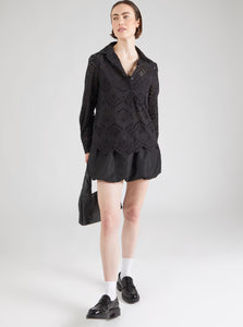 Pieces Bluse PCVILDE Schwarz