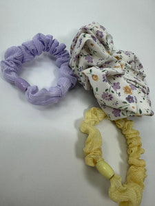 Scrunchie Set Exklusiv Flieder