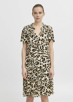Lade das Bild in den Galerie-Viewer, ICHI IHMARRAKECH Kleid Leo AOP DR18
