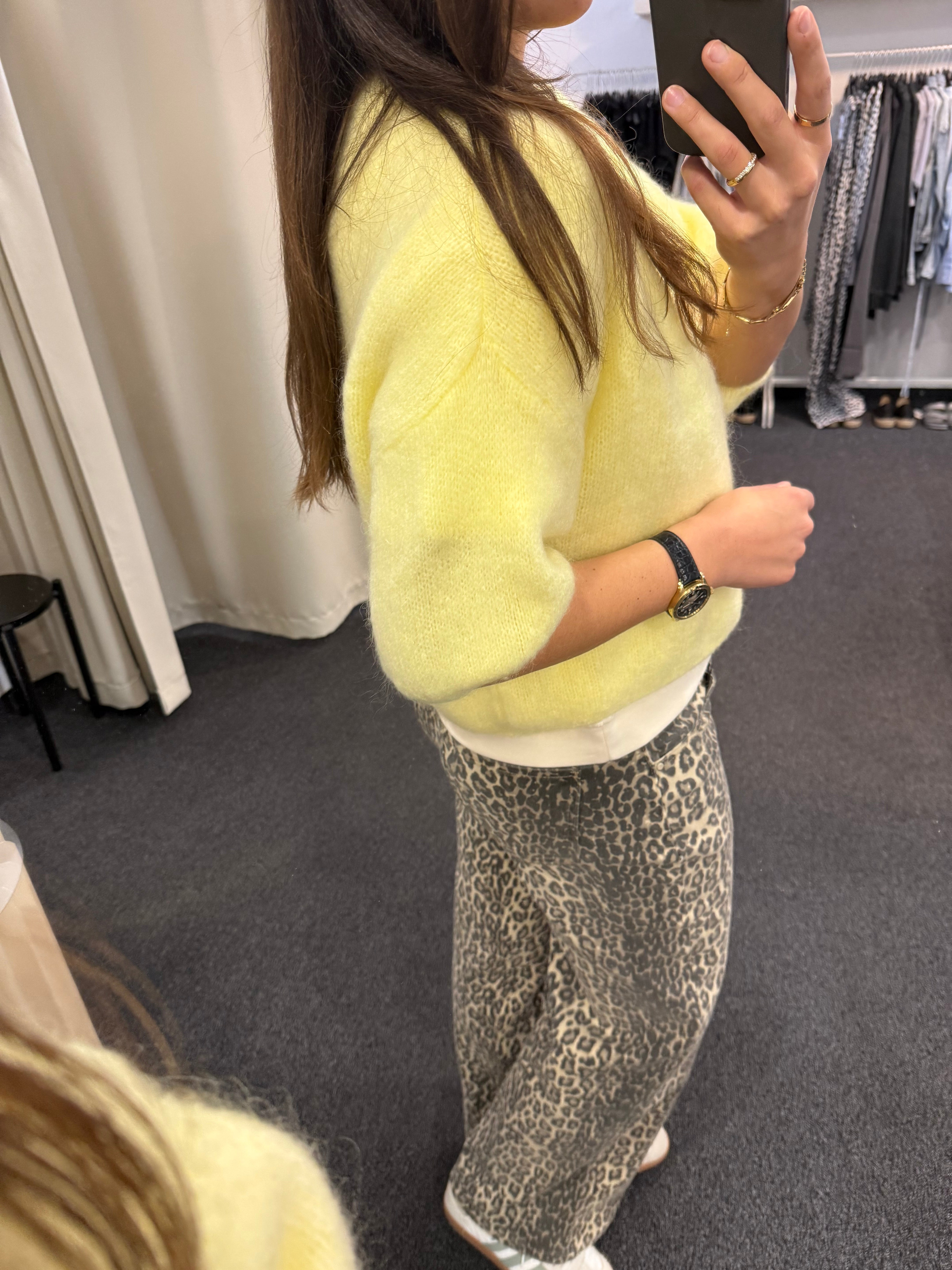 Cardigan Malu Pastell Gelb