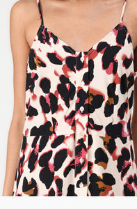 YAS Kleid SAVANNA Strap Leo
