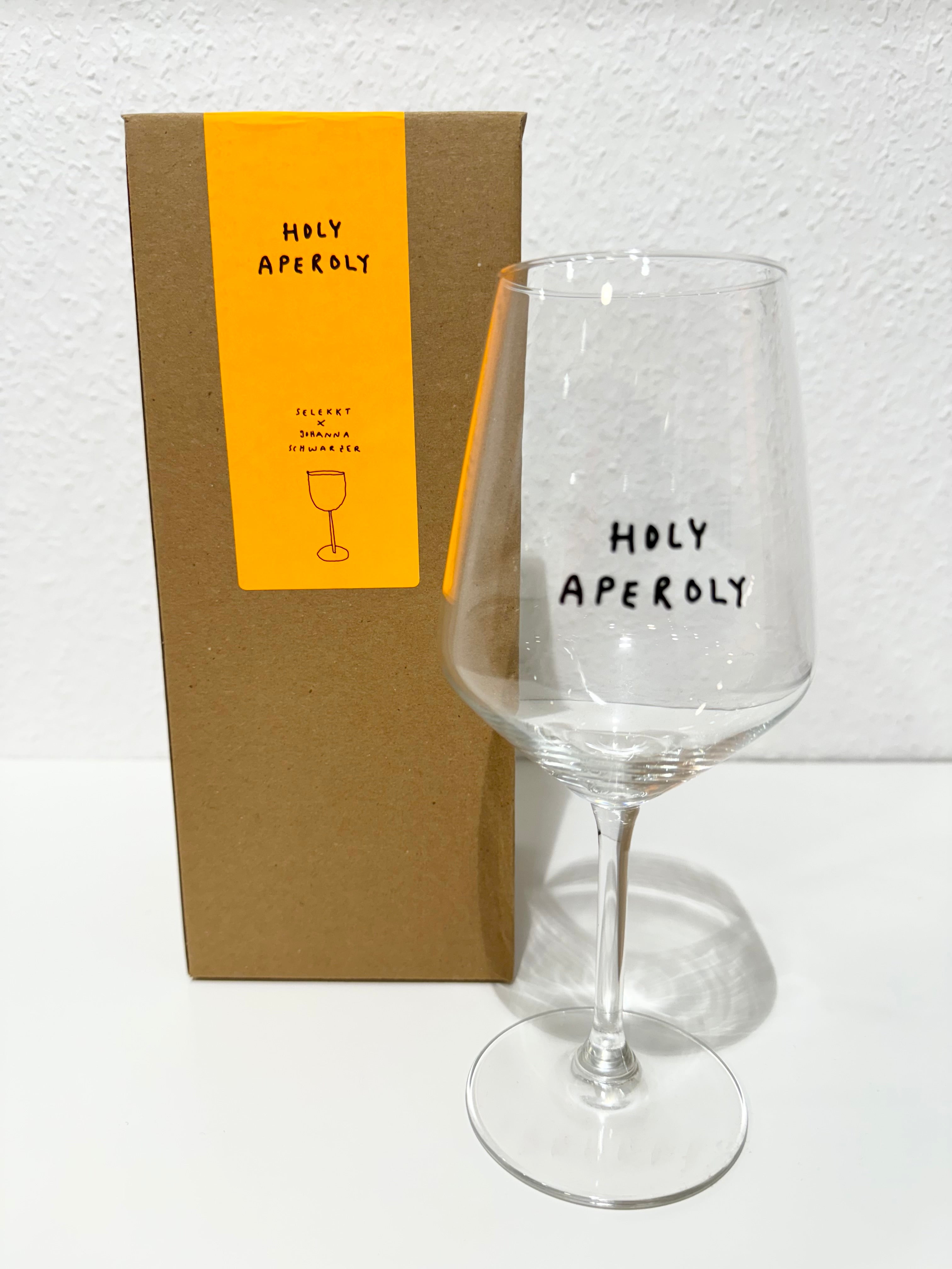 "Holy Aperoly" Glas by Johanna Schwarzer × selekkt