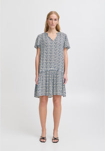 ICHI IHMARRAKECH Kleid AOP DR18