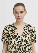 Lade das Bild in den Galerie-Viewer, ICHI IHMARRAKECH Kleid Leo AOP DR18
