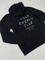 Lade das Bild in den Galerie-Viewer, BQ Hoodie Good Energy Schwarz | Fair Fashion | Unisex
