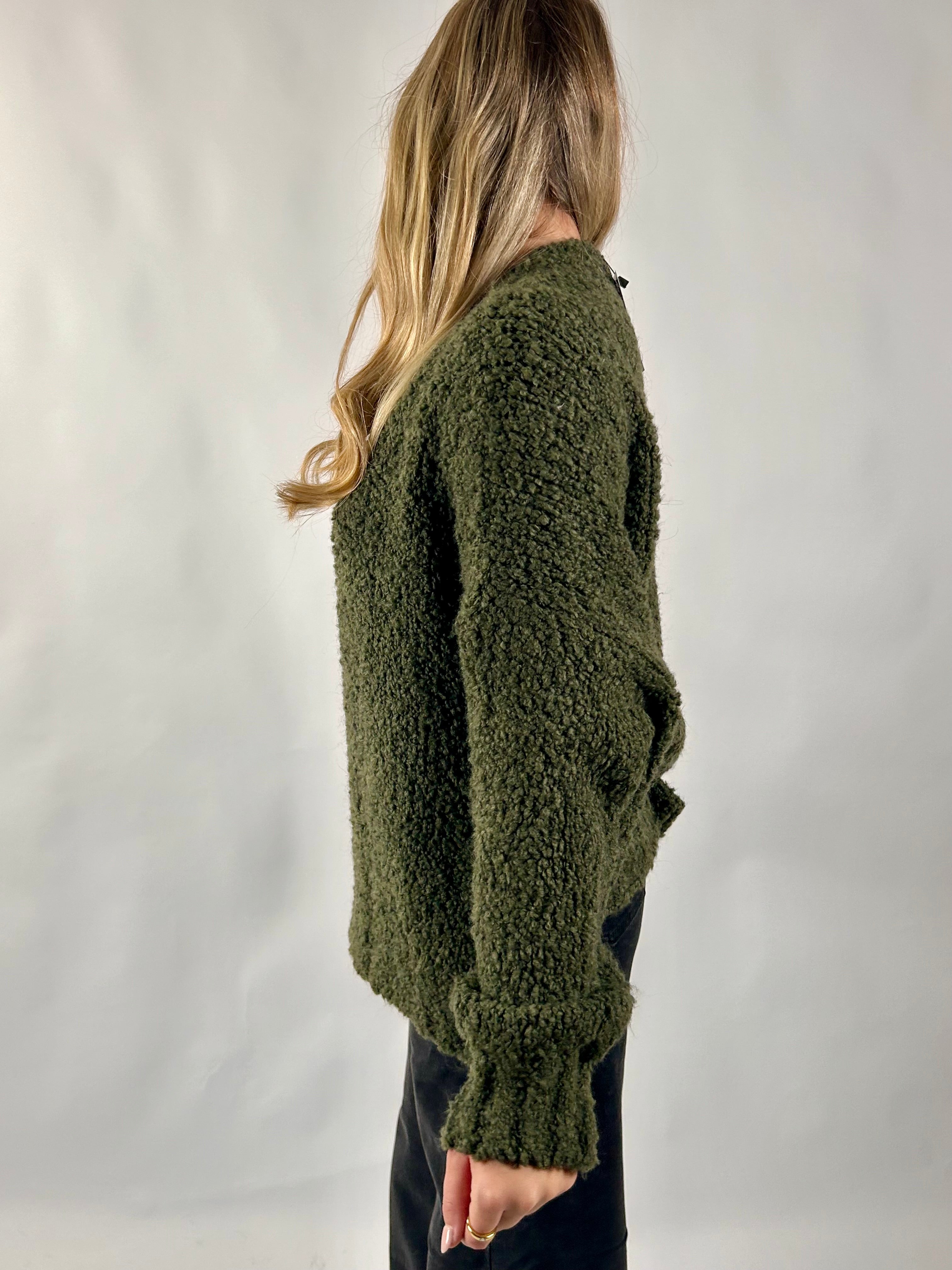 Fluffy Pullover Khaki