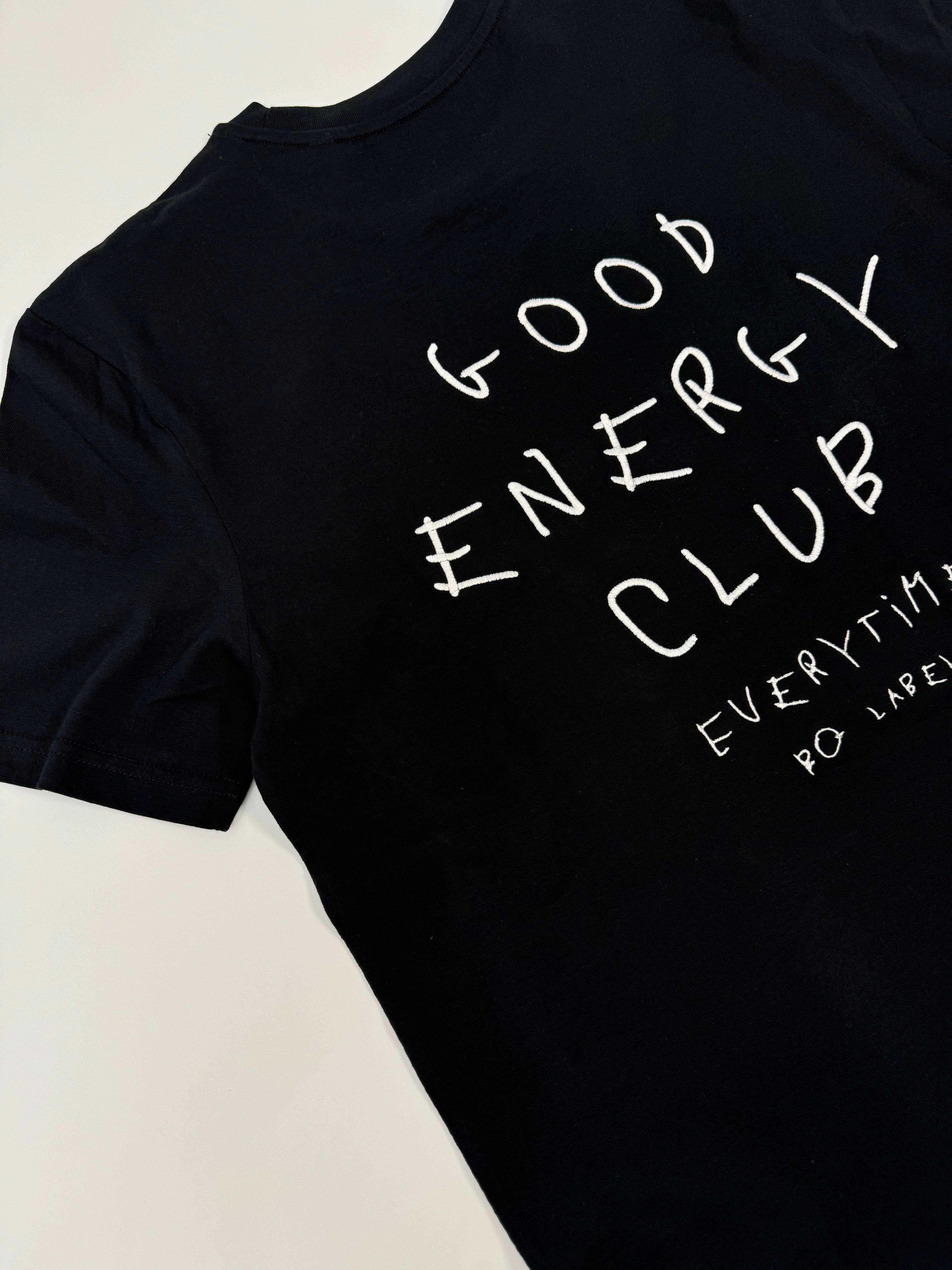 BQ Shirt Good Energy Schwarz | Fair Fashion | Unisex