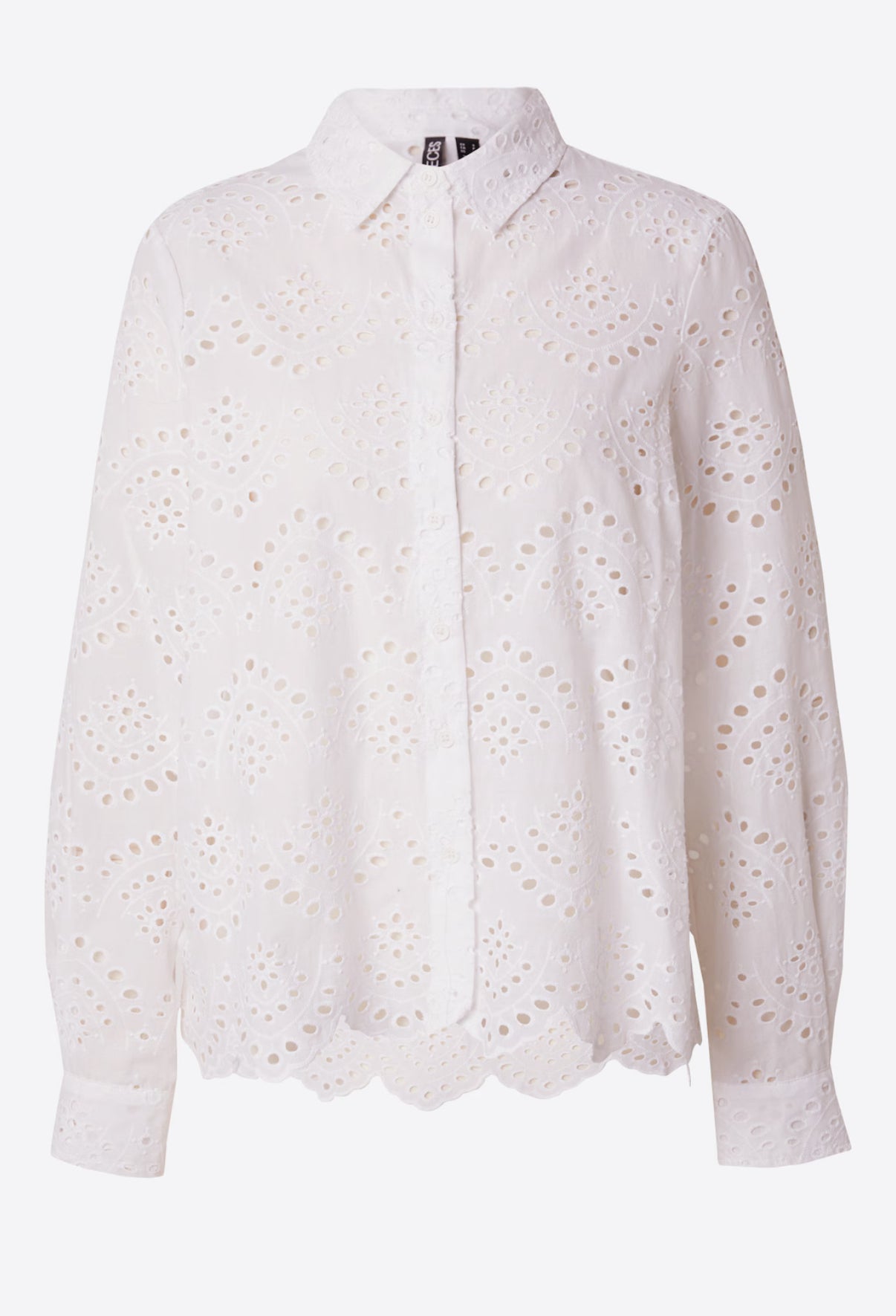 Pieces Bluse PCVILDE Weiß