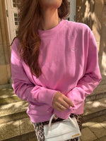 Lade das Bild in den Galerie-Viewer, BQ Sweater &quot;enjoy the now&quot; Pink
