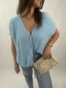 Cardigan Weste Malu Hellblau