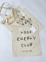 Lade das Bild in den Galerie-Viewer, BQ Jute Bag Good Energy Club
