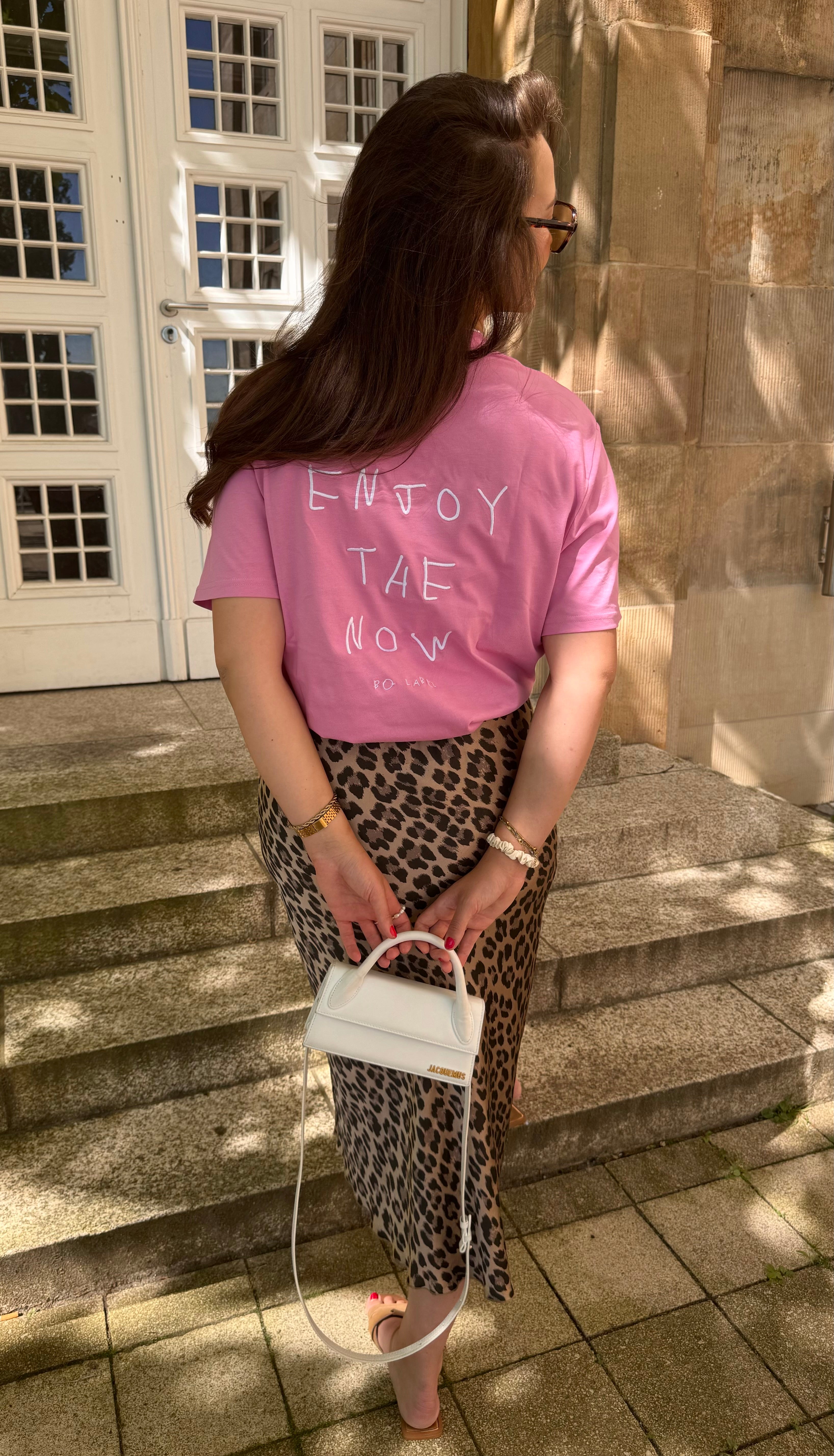 BQ Shirt "enjoy the now" Pink