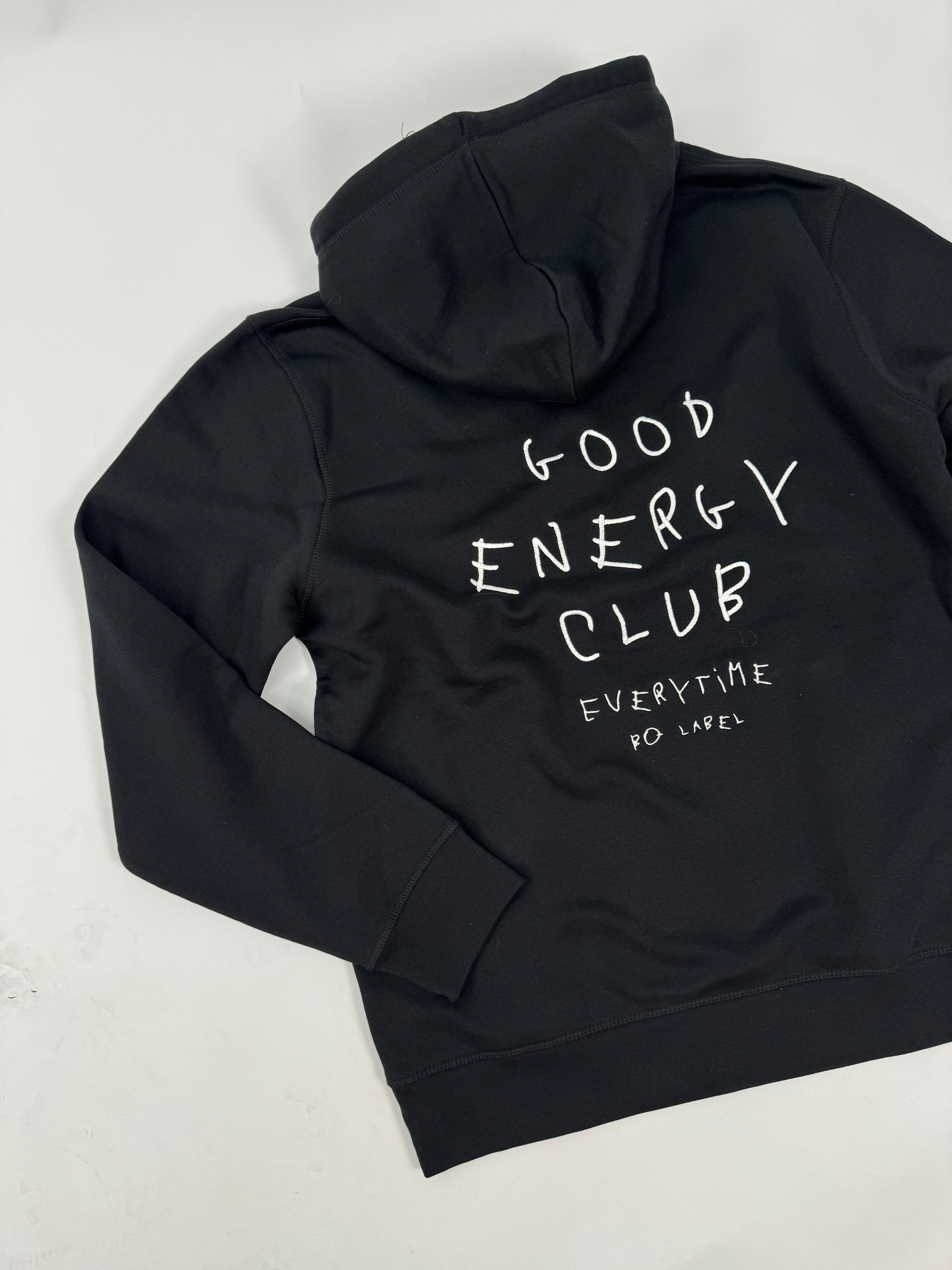 BQ Hoodie Good Energy Schwarz | Fair Fashion | Unisex