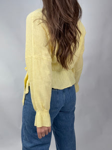 Musselin Bluse Lola Gelb