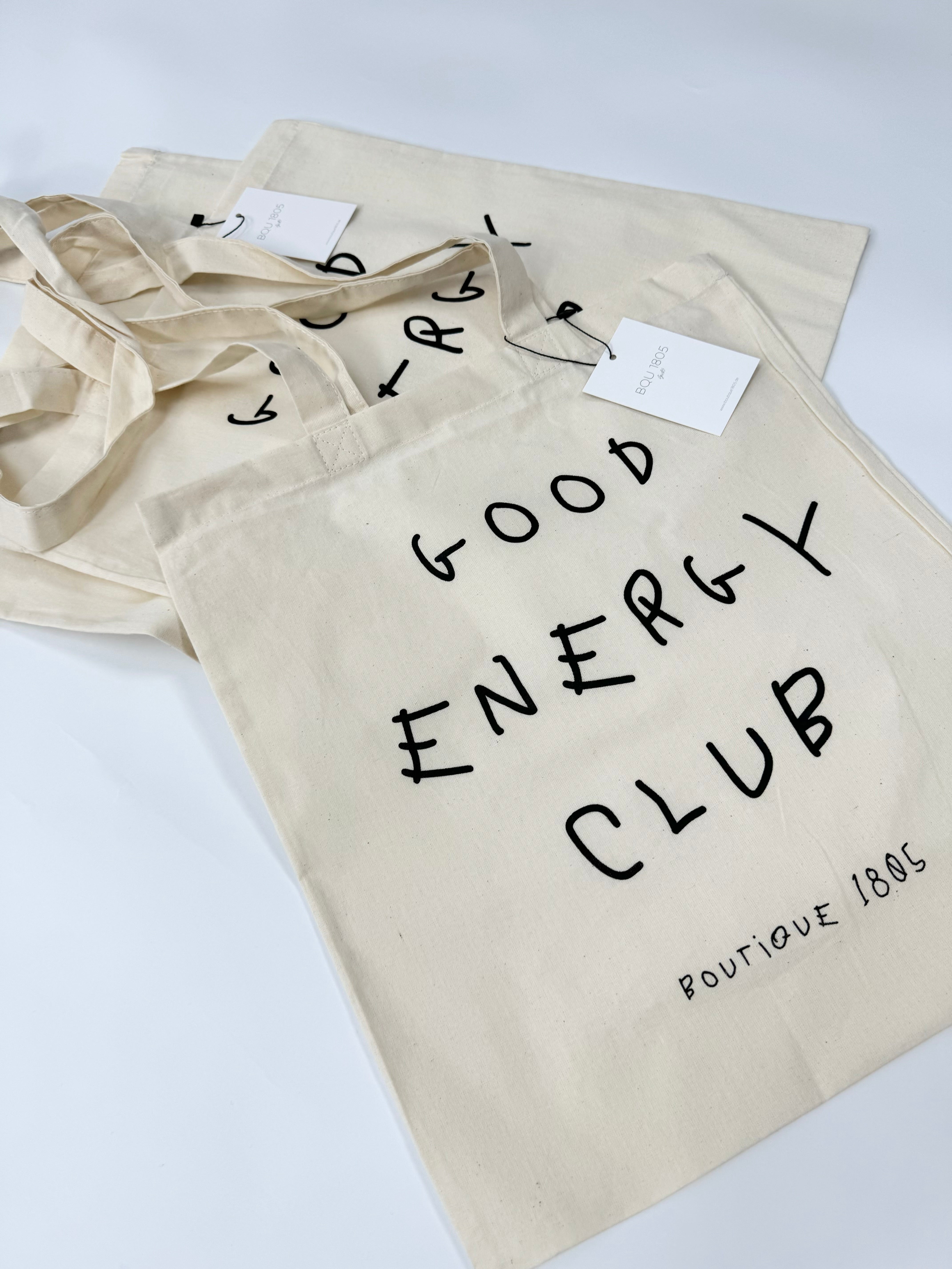 BQ Jute Bag Good Energy Club