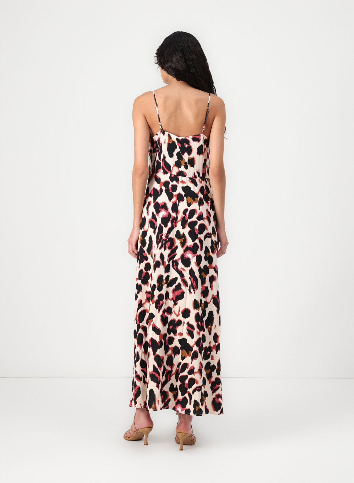 YAS Kleid SAVANNA Strap Leo