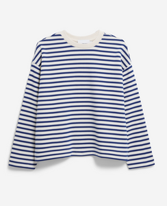 Armedangels Sweater FRANKAA MAARLEN STRIPE lapis blue