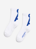 Lade das Bild in den Galerie-Viewer, Armedangels Socken SAAMUS SHORT white dynamo blue
