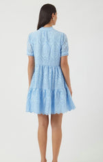 Lade das Bild in den Galerie-Viewer, YAS Kleid HOLI SS Blue
