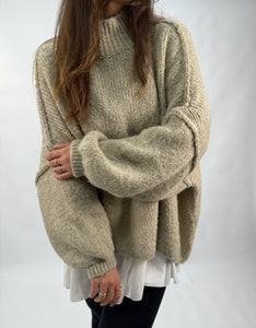 Oversize Pullover Val Beige