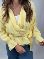Lade das Bild in den Galerie-Viewer, Musselin Bluse Lola Gelb
