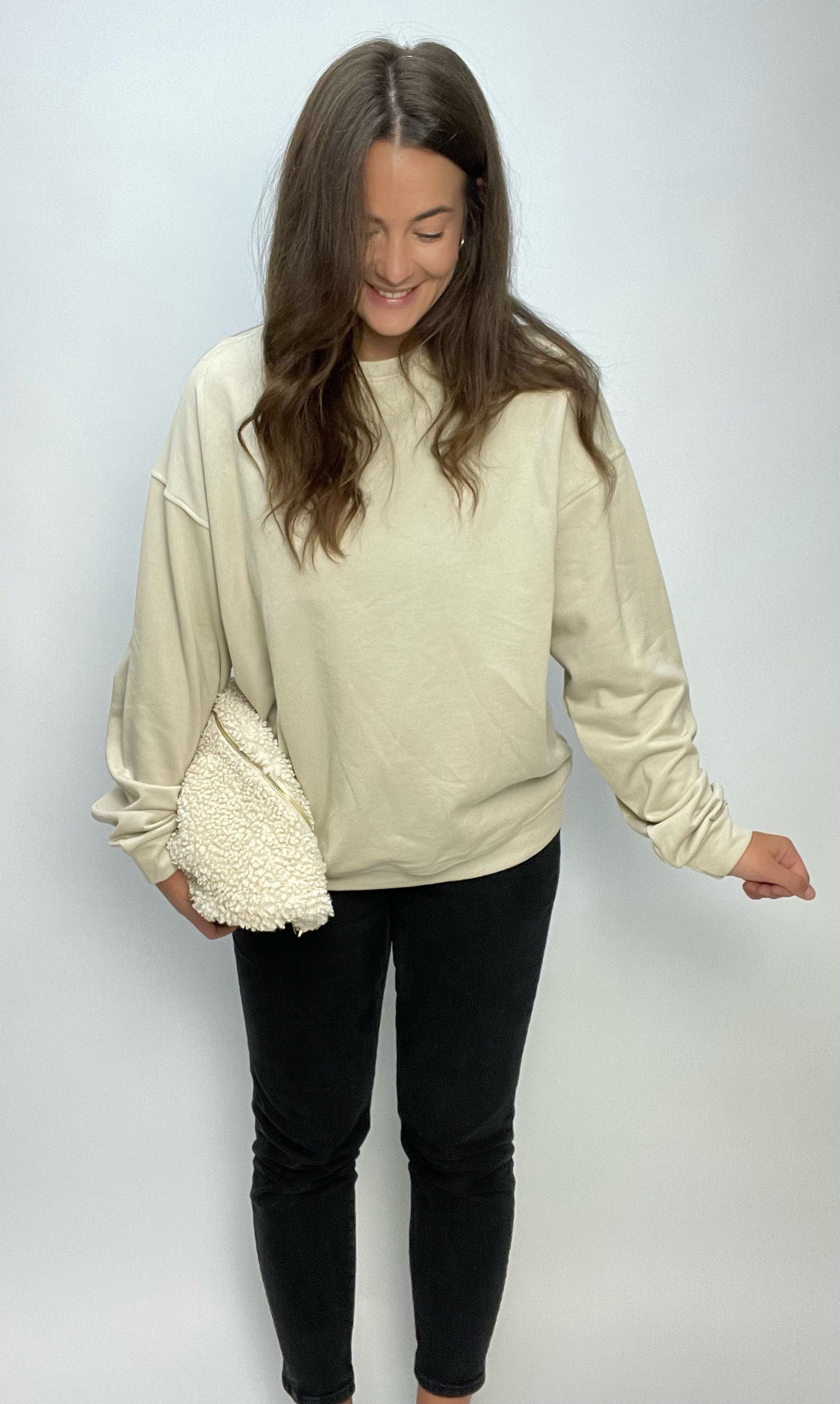 Sweater Be Happy vers. Farben