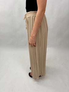 Plissee Culotte Beige