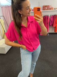 T-Shirt Bluse Summer Pink