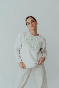 Sweater Self Love Sage | Biobaumwolle | Fair Fashion
