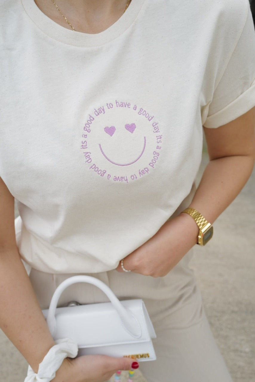 Shirt Good Day Beige | Biobaumwolle | BQU 1805 | Fair Fashion