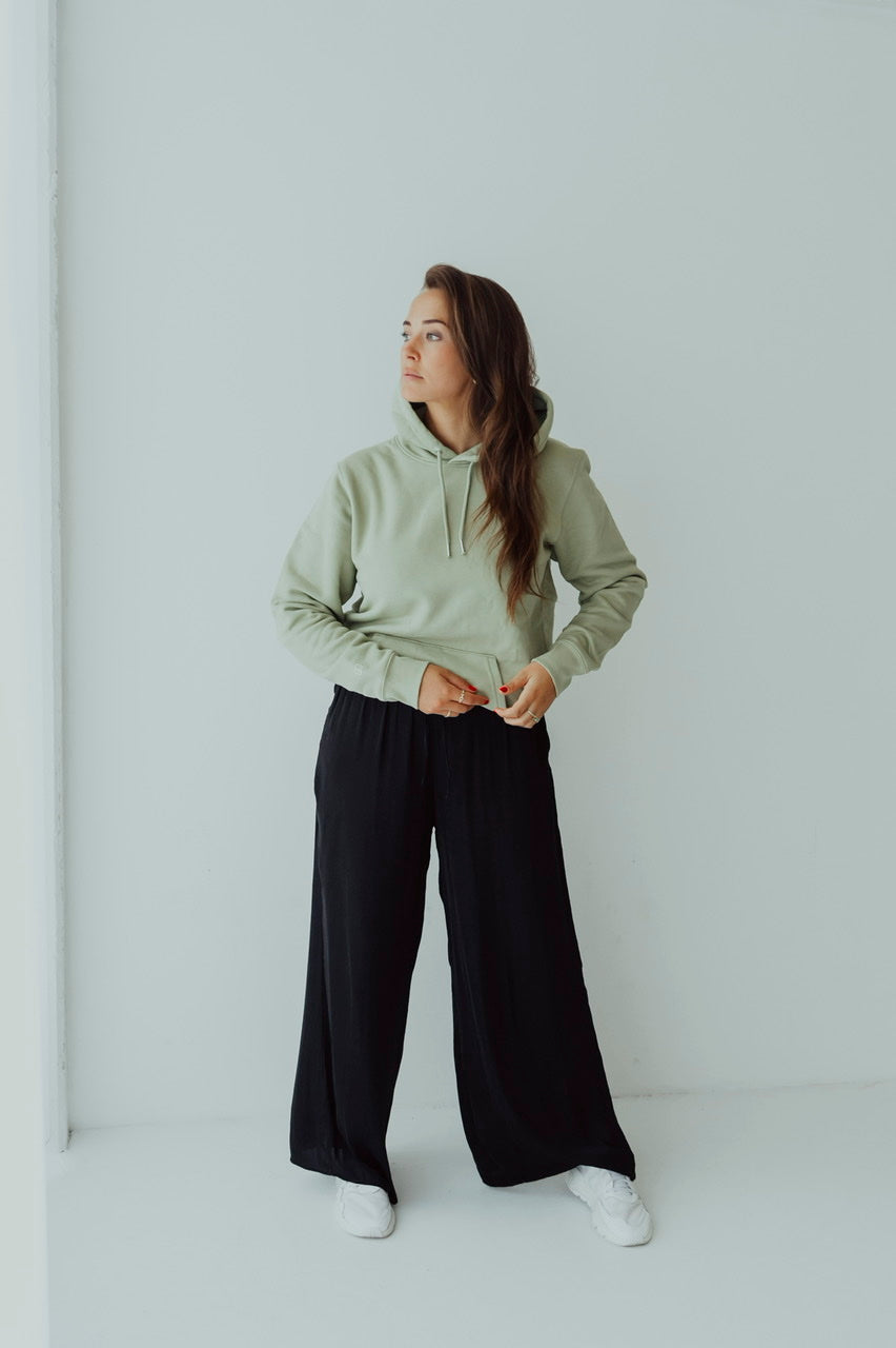 BQ Basiq Hoodie Sage | Fair Fashion
