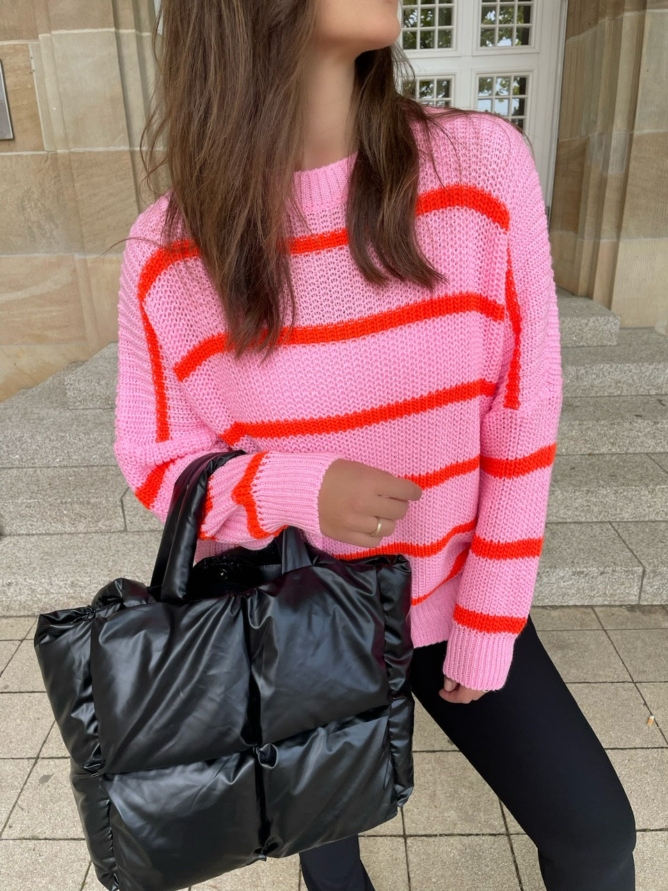 Pullover Stripe Pink Jara