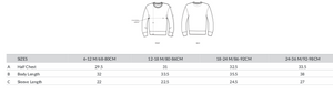 Sweater Kids Beige | Personalisierbar | Bio Baumwolle